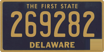 DE license plate 269282