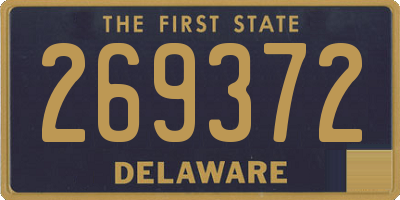 DE license plate 269372