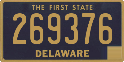 DE license plate 269376
