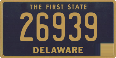 DE license plate 26939