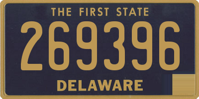 DE license plate 269396