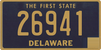 DE license plate 26941