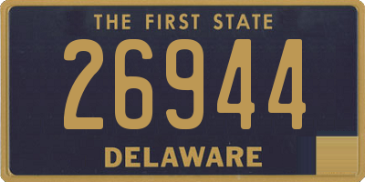 DE license plate 26944