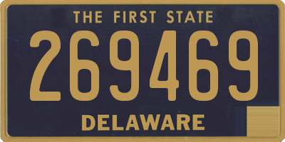 DE license plate 269469