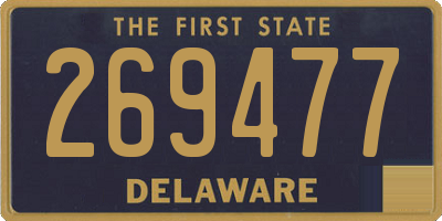 DE license plate 269477