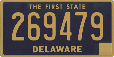 DE license plate 269479