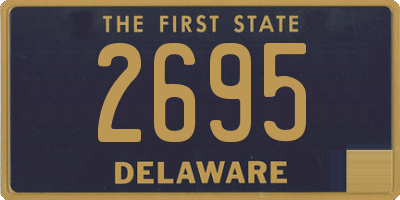 DE license plate 2695