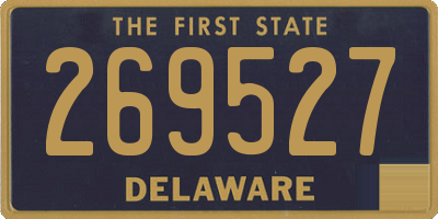 DE license plate 269527