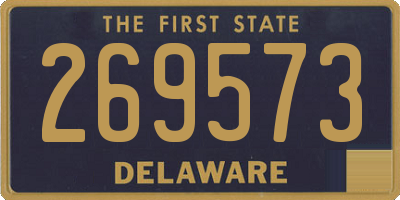 DE license plate 269573