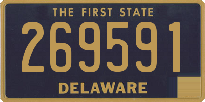 DE license plate 269591