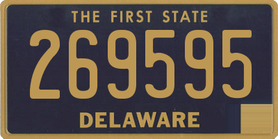 DE license plate 269595