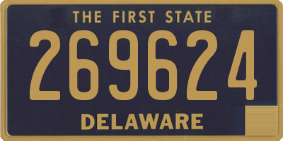 DE license plate 269624
