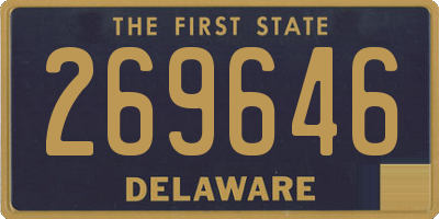 DE license plate 269646