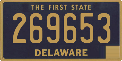 DE license plate 269653