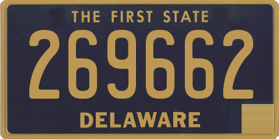 DE license plate 269662