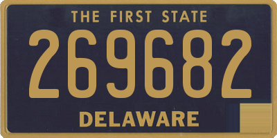 DE license plate 269682