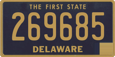 DE license plate 269685