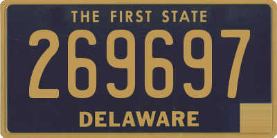 DE license plate 269697