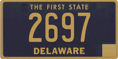 DE license plate 2697