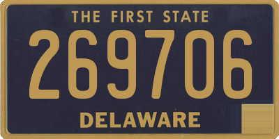 DE license plate 269706