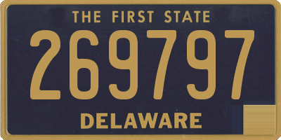 DE license plate 269797