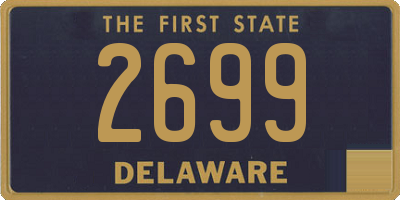 DE license plate 2699