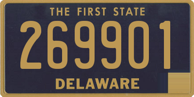 DE license plate 269901