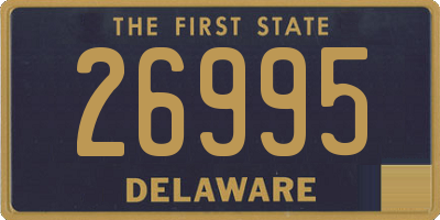 DE license plate 26995