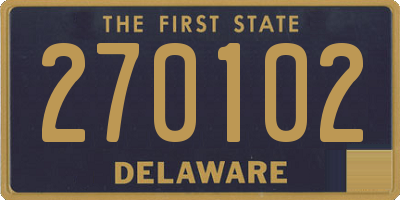 DE license plate 270102