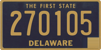 DE license plate 270105
