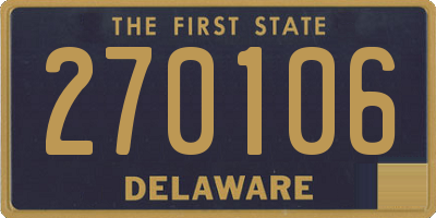 DE license plate 270106