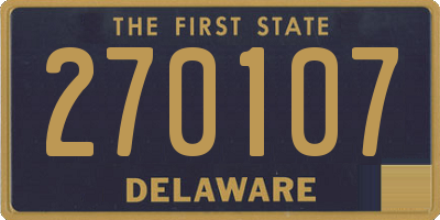 DE license plate 270107