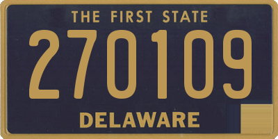 DE license plate 270109