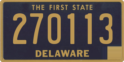 DE license plate 270113