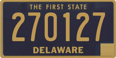 DE license plate 270127