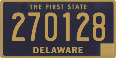 DE license plate 270128