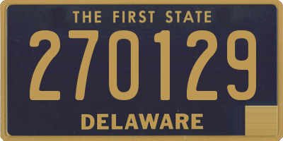 DE license plate 270129
