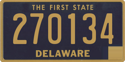 DE license plate 270134
