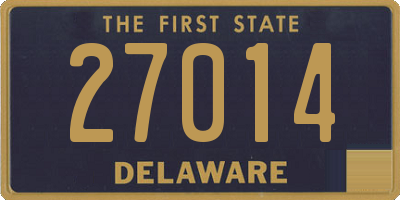 DE license plate 27014