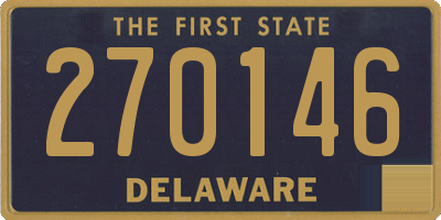 DE license plate 270146