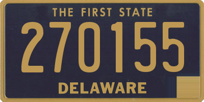 DE license plate 270155