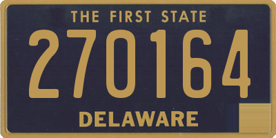 DE license plate 270164
