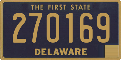DE license plate 270169