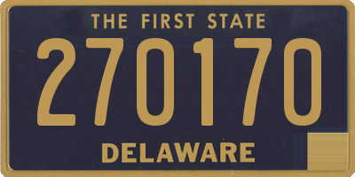 DE license plate 270170