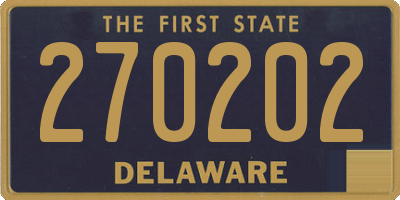 DE license plate 270202