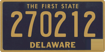 DE license plate 270212