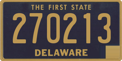 DE license plate 270213
