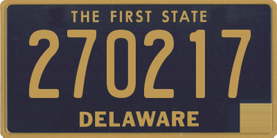 DE license plate 270217