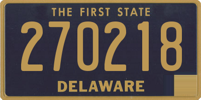DE license plate 270218