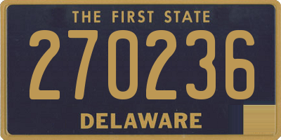 DE license plate 270236